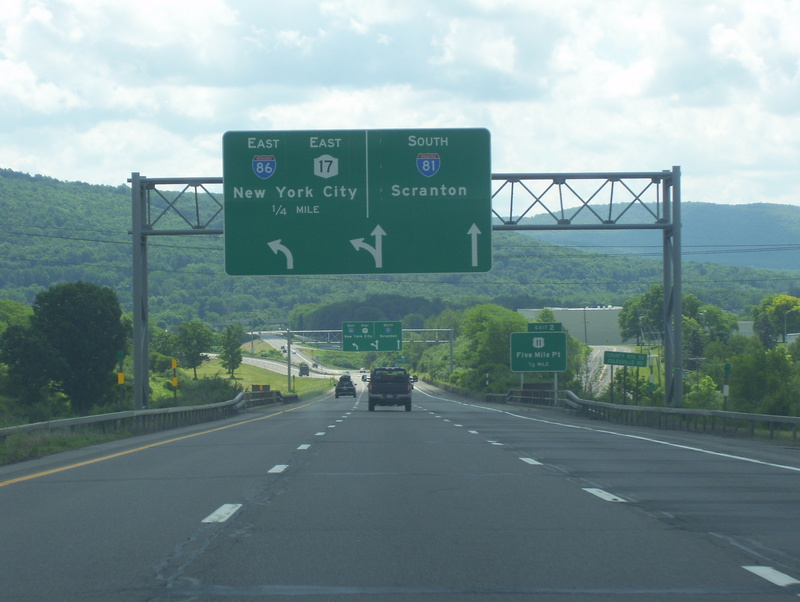 Interstate 81 Southbound New York State Roads