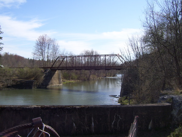 Old bridge near the Delta Lake dam