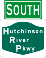 Hutchinson River Parkway south