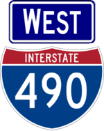 I-490 west