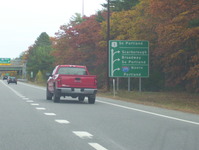 Maine Turnpike Approach Road Photo