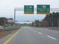 Maine Turnpike Approach Road Photo