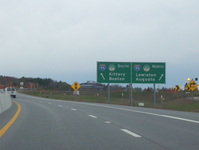 Maine Turnpike Approach Road Photo