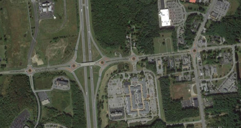 I-87 at NY 67 in 2013