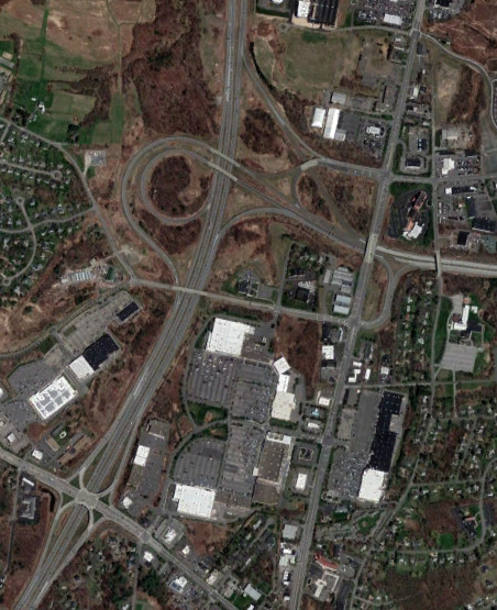 I-87 around NY 2 and NY 7 in 2020