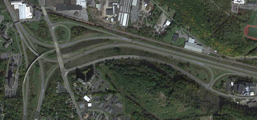 The southern I-81/I-481 interchange in 2019