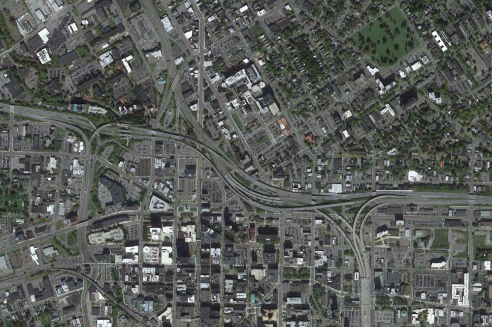 I-81 at I-690 in 2019