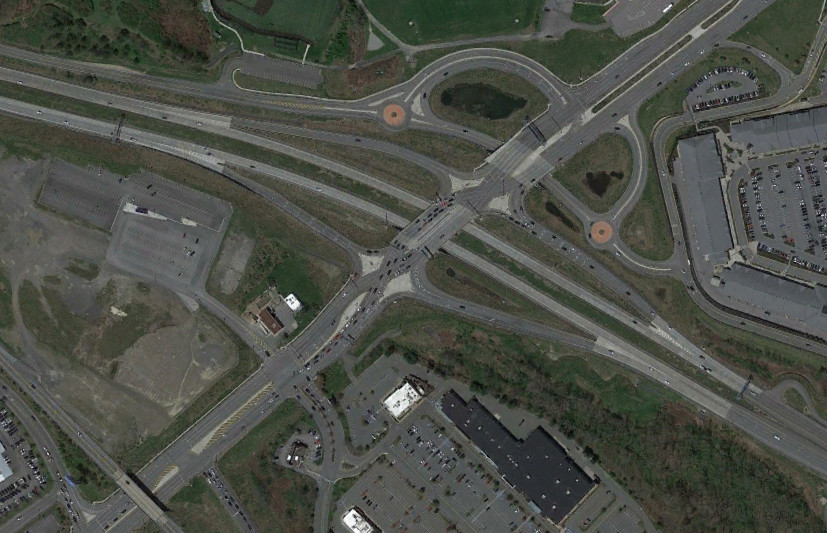 NY 17 in Woodbury in 2022