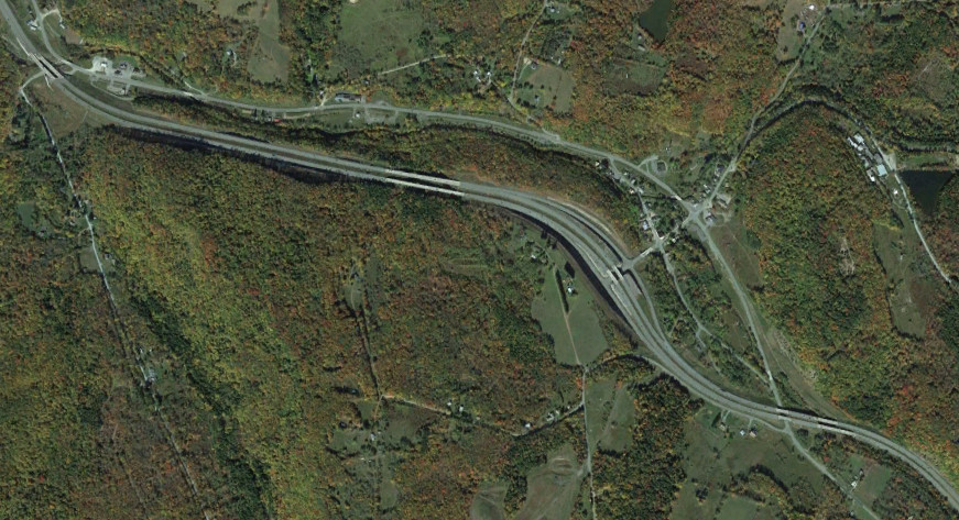 NY 17 around Parksville in 2016
