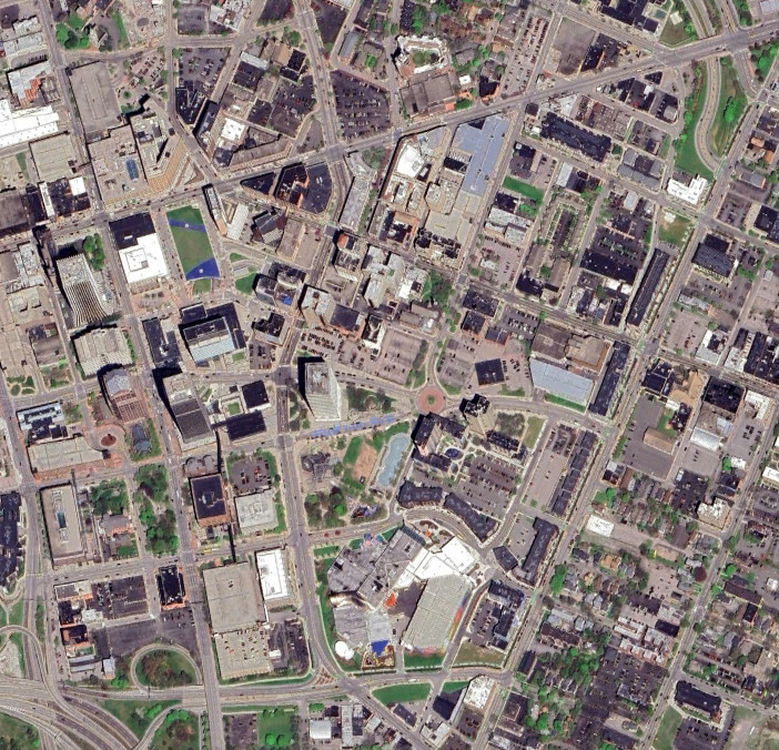 Union Street along the former Inner Loop in 2024