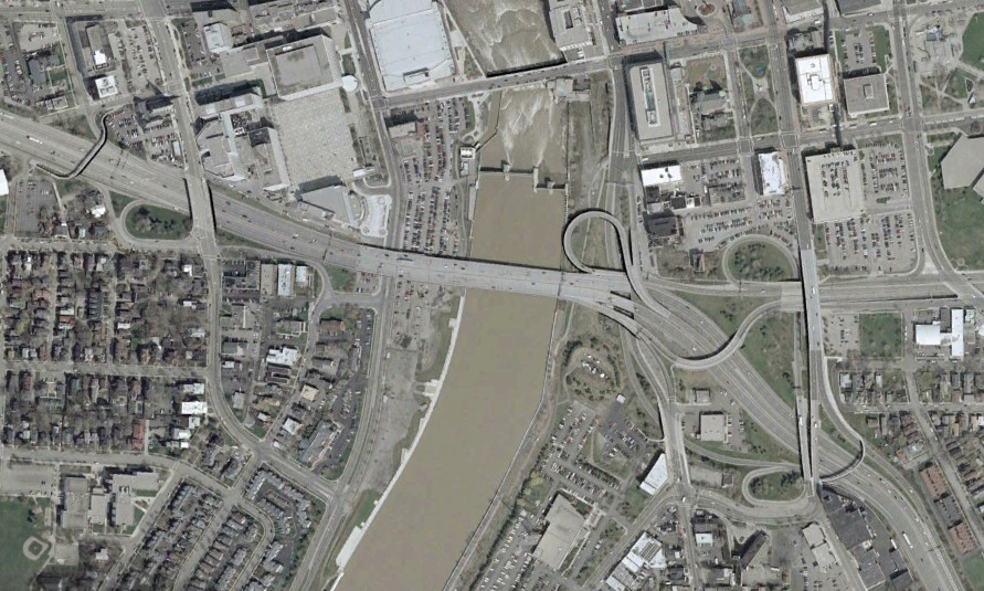 2002 I-490/Inner Loop interchange