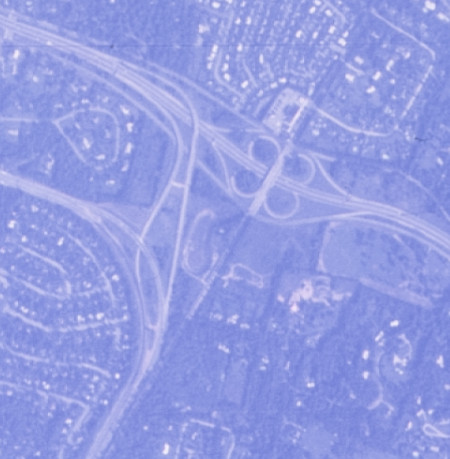 I-495 at Glen Cove Road in 1969