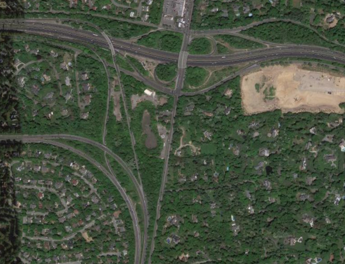 I-495 at Glen Cove Road in 2015