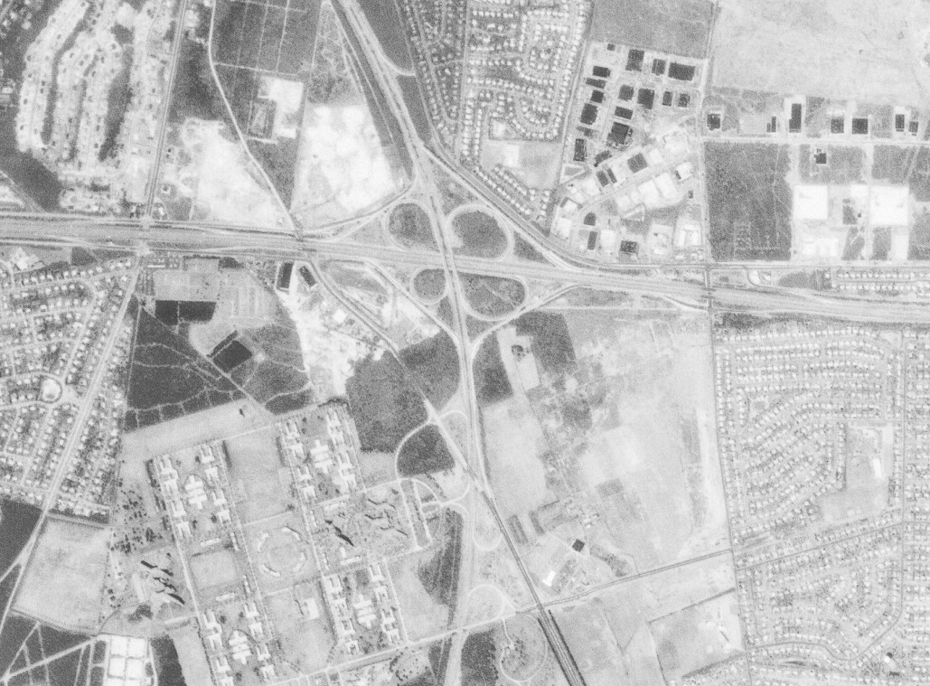 I-495 at the Sagtikos State Parkway in 1980