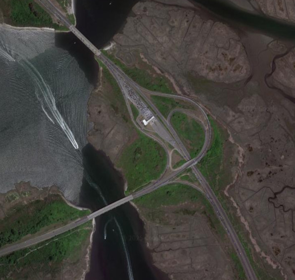 The Meadowbrook State Parkway at the Loop Parkway in 2015