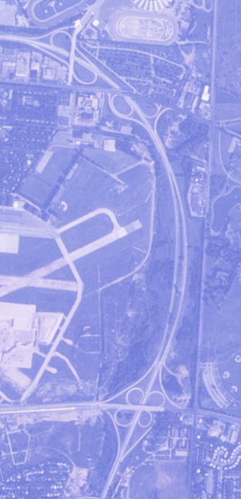 The Meadowbrook State Parkway around NY 24 in 1969