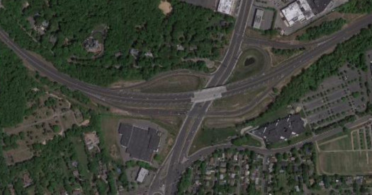 The Northern State Parkway at NY 110 in 2015