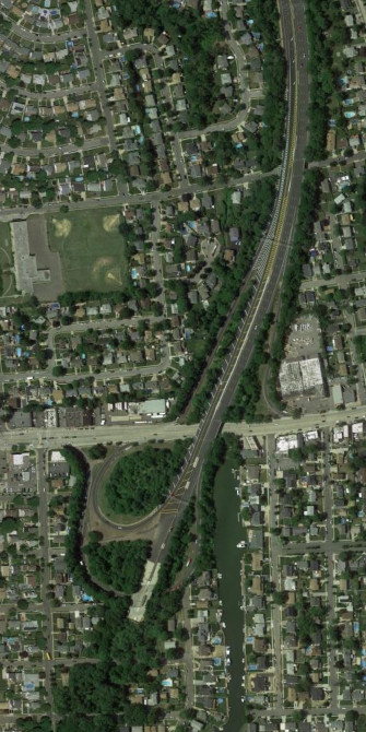 NY 135 at Merrick Road in 2014