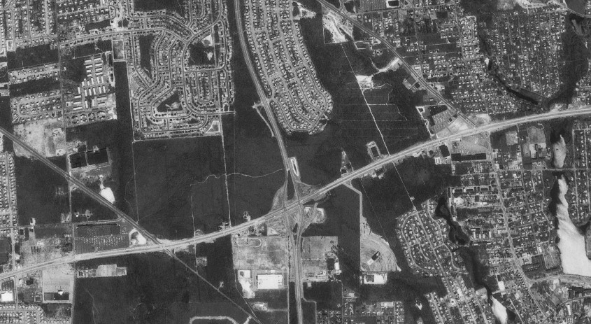 NY 27 around Patchogue in 1980