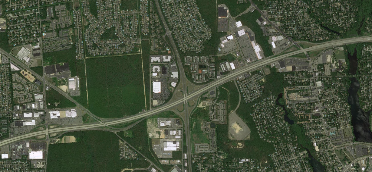 NY 27 around Patchogue in 2014