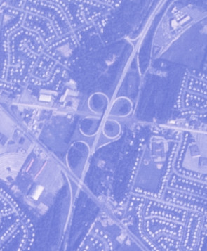 The Sunken Meadow State Parkway at NY 25 in 1969