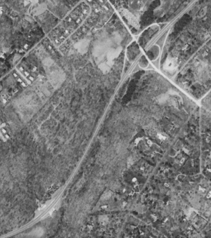 The Hutchinson River Parkway at NY 127 in 1974