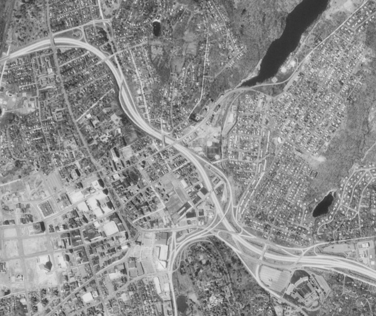 I-287 in White Plains in 1974