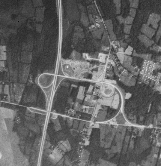 The Thruway at NY 300 and NY 17K in 1958
