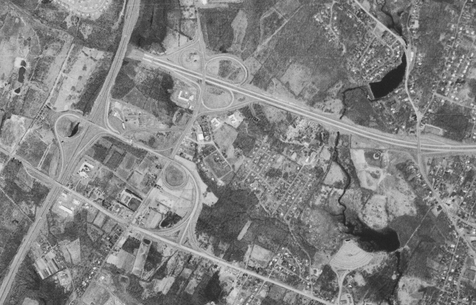 The Thruway at NY 300, NY 17K, and I-84 in 1968