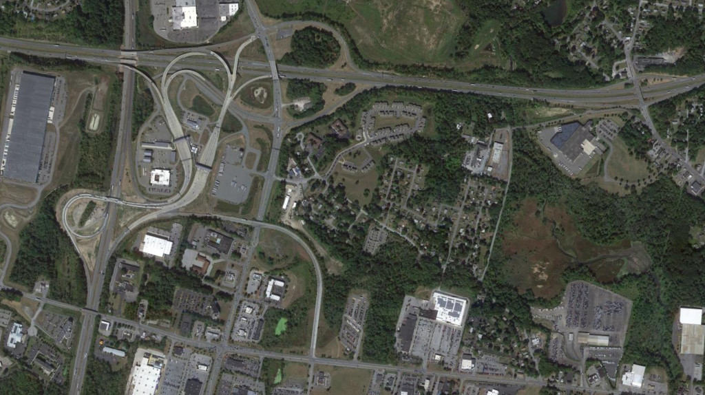 I-84 at the Thruway in 2019