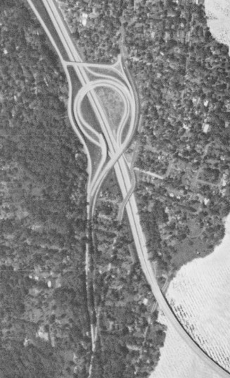 The Thruway at US 9W in 1958