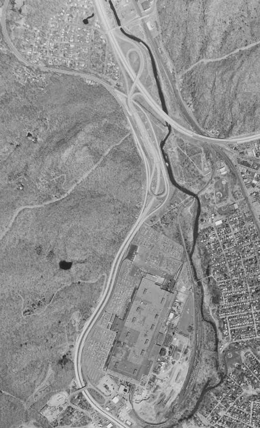 The Thruway at NY 17 and NJ 17 in 1974