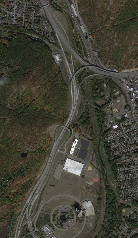 The Thruway at I-287 and NJ 17 in 2014