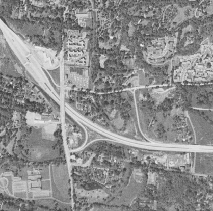 The Thruway at US 9 and NY 119 in 1958
