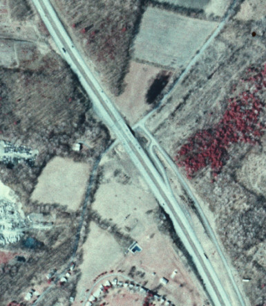 NY 17 at Tarbell Road in 1984