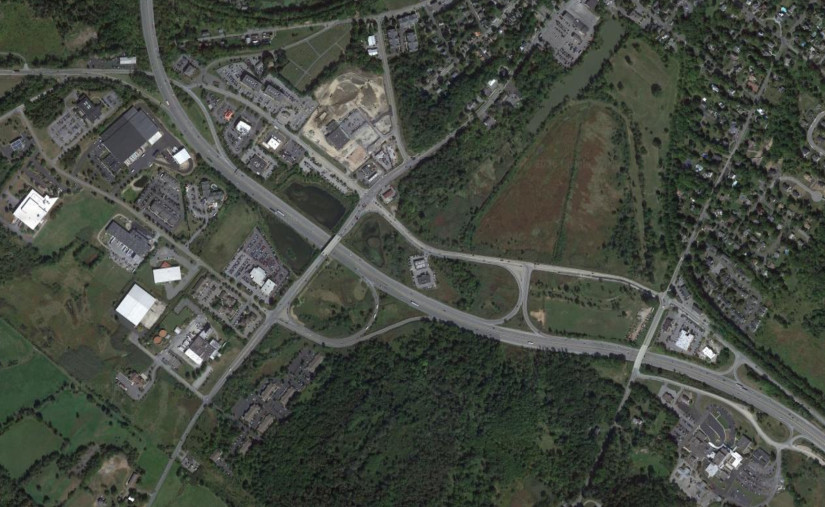 NY 17 at NY 17A in 2019
