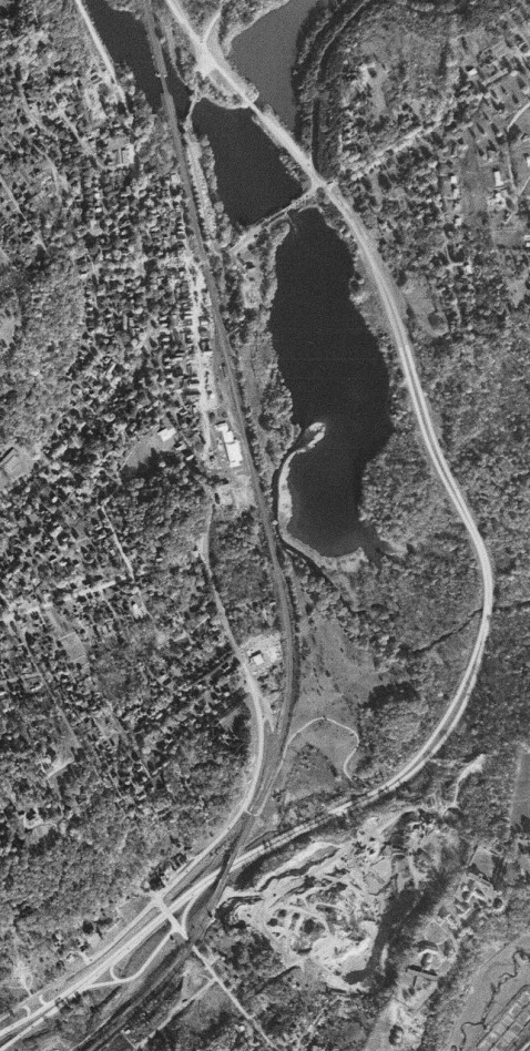 The Saw Mill River Parkway around Katonah in 1959