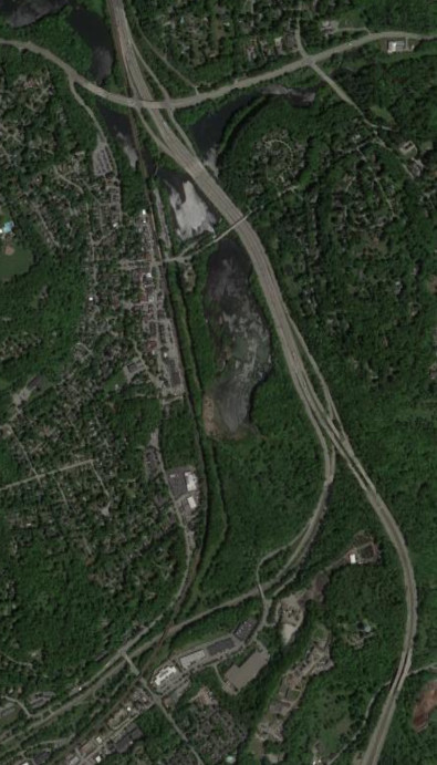 The Saw Mill River Parkway and I-684 around Katonah in 2018