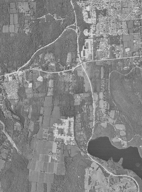 The Taconic State Parkway at US 202 in 1958