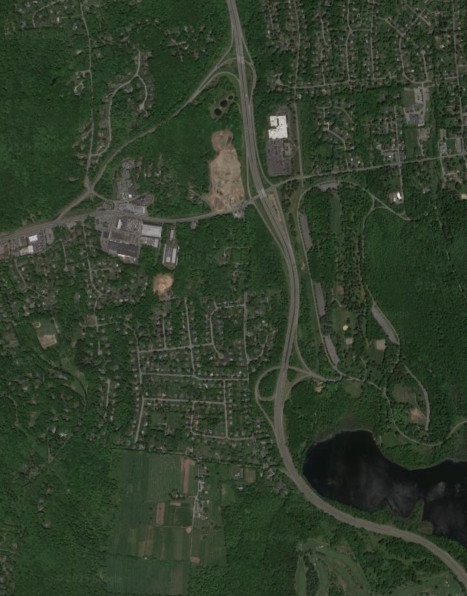 The Taconic State Parkway at US 202 in 2018