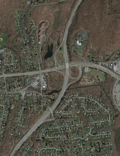 The Taconic State Parkway at US 6 in 2016