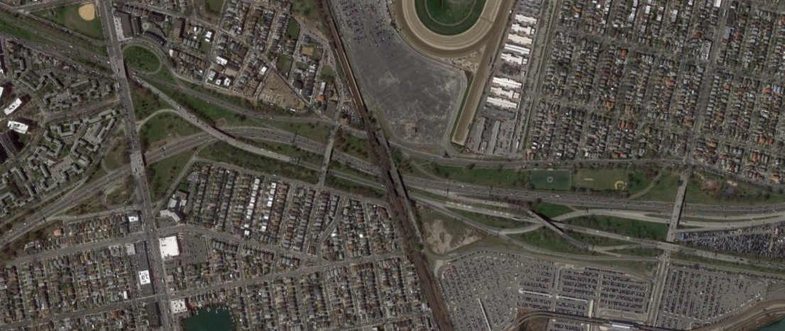 The Belt Parkway at NY 27 and the Nassau Expressway in 2016