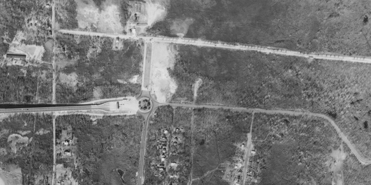 The Outerbridge Crossing at Page Avenue in 1966