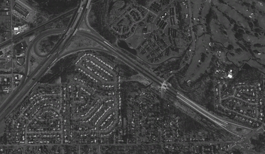 The Airport Expressway in 1994