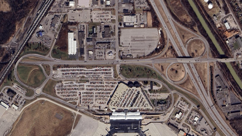 NY 204 near the airport in 2025