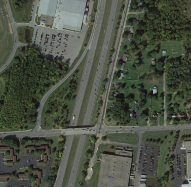 The ramp to Brighton-Henrietta Town Line Road in 2013