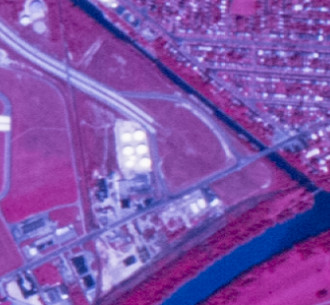 The interchange with NY 383 in 1972