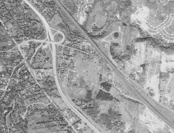 The future NY 441 interchange in 1960