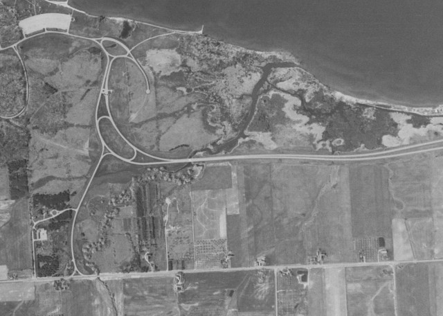 The Parkway at Hamlin Beach State Park in 1960