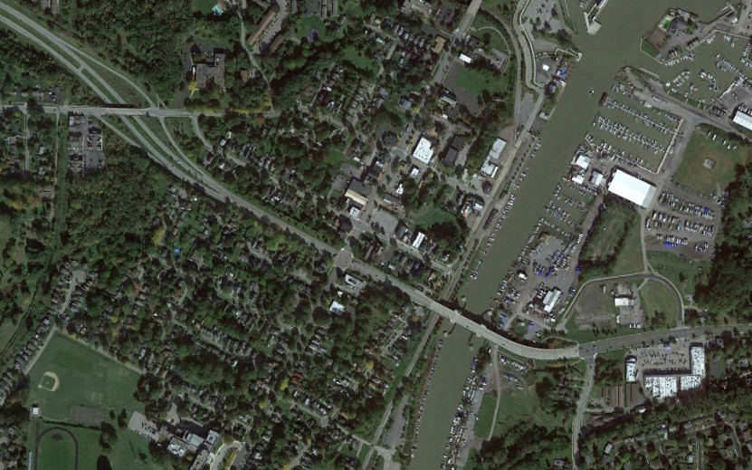The east end of the Parkway in 2021